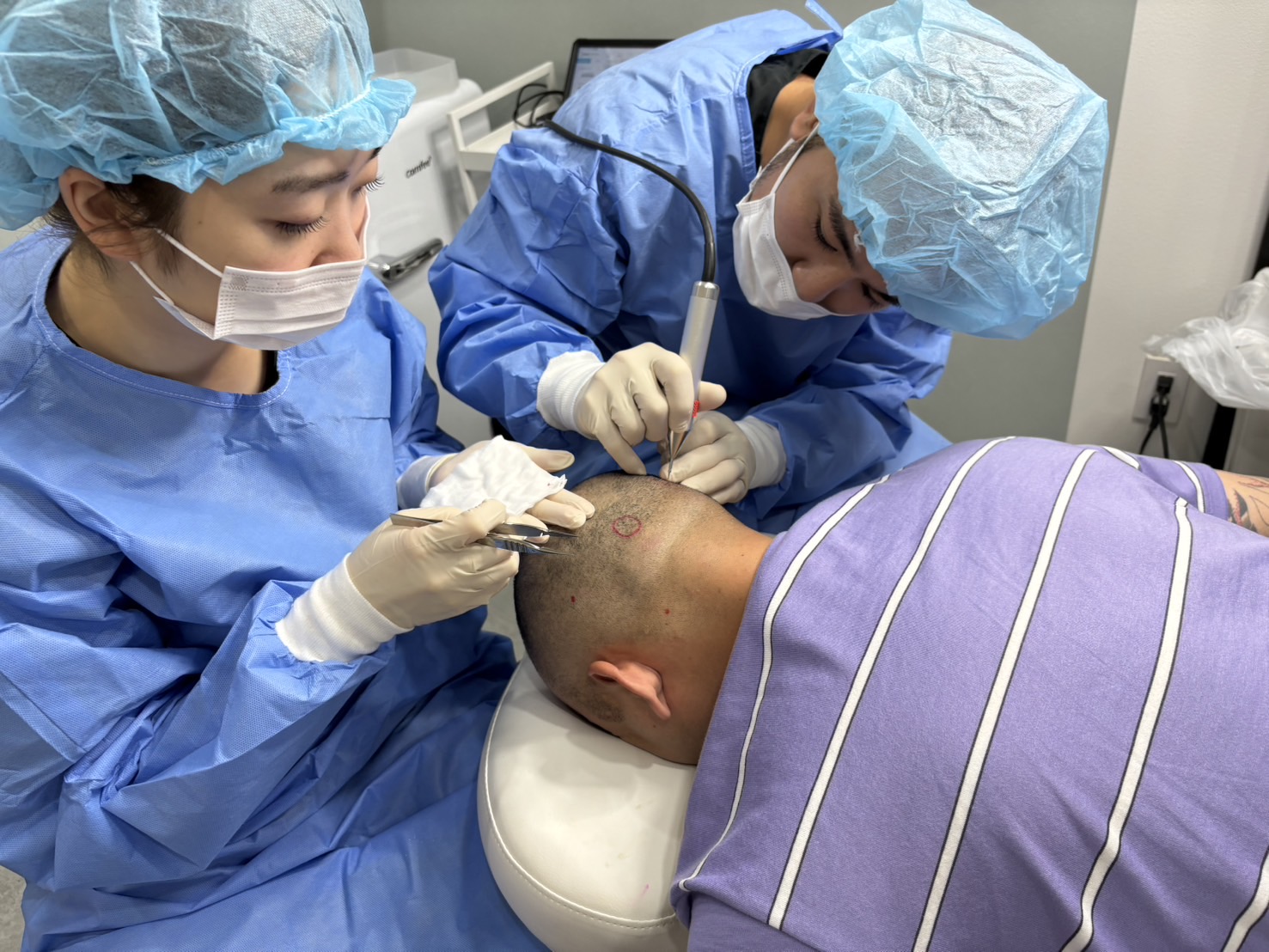 自院オペ室で実施